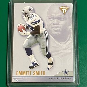 Emmitt Smith #38 2001 Pacific Private Stock Titanium Football Trading Card